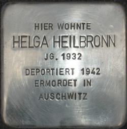 Stolperstein Helga Heilbronn